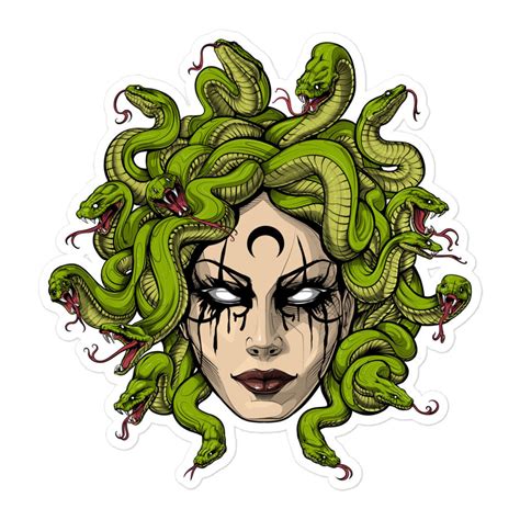 medusa sticker.